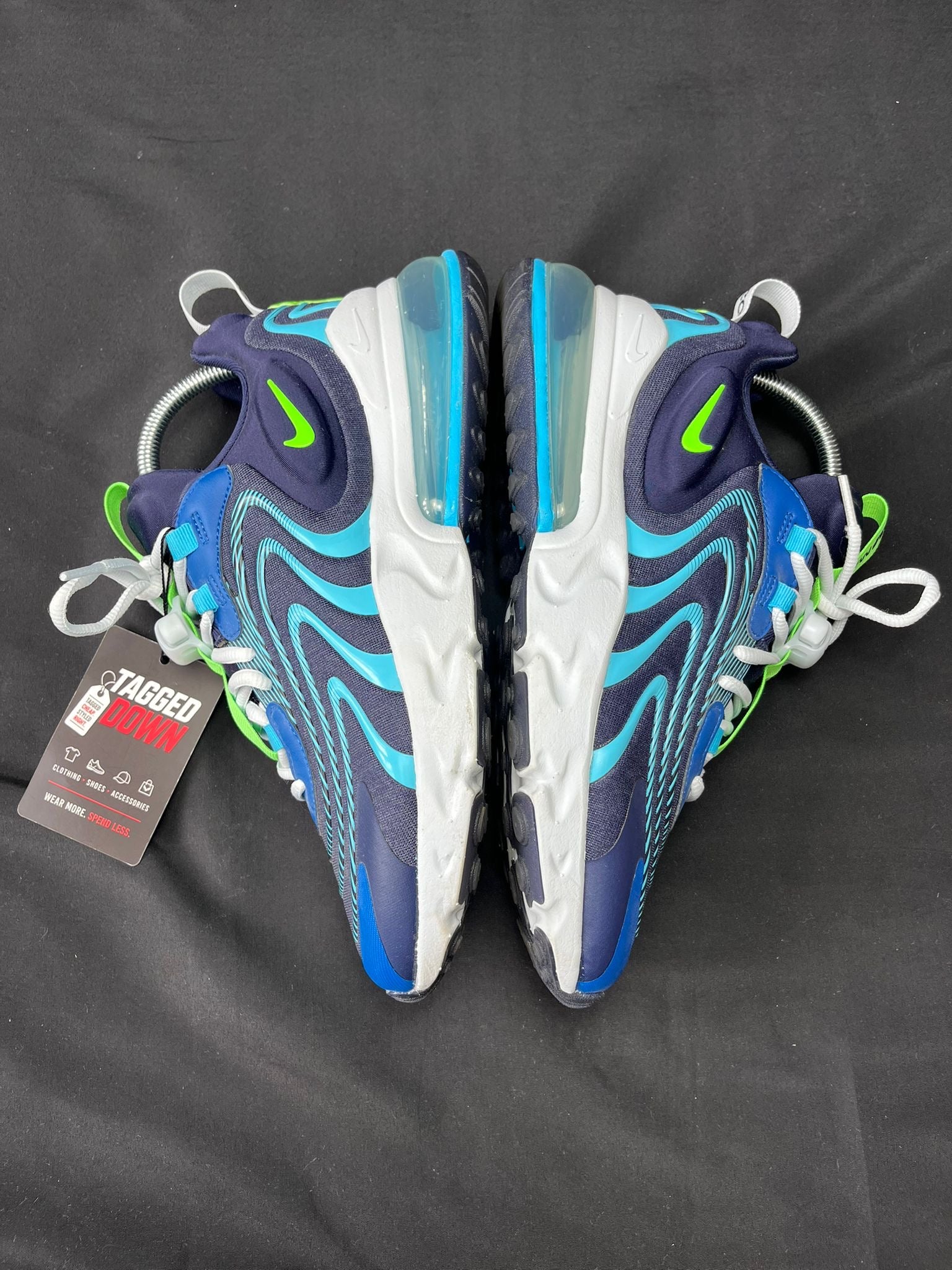 Nike Air Max 270 React ENG Blue Volt Trainers