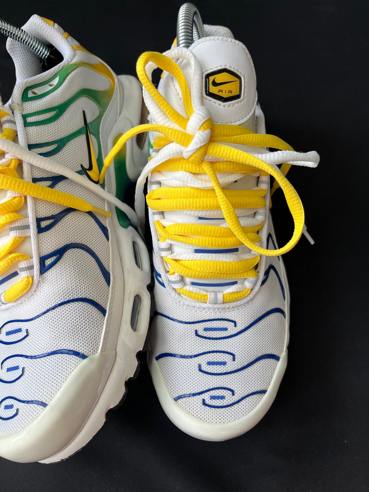 Nike Air Max Plus TN White Yellow Green Blue