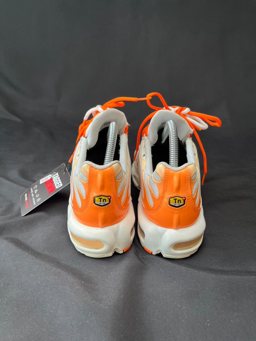 Nike Air Max Plus TN White Orange Trainers