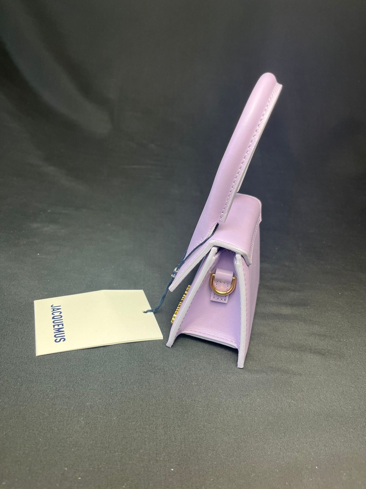 Jacquemus Le Chiquito Mini Lilac Leather Handbag
