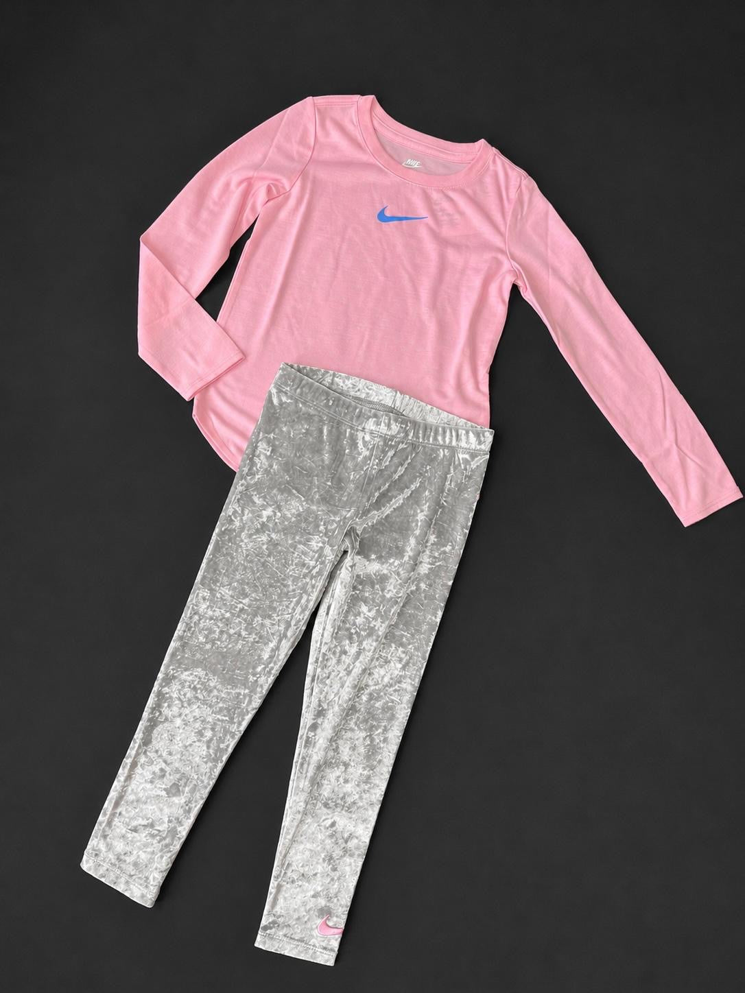 Girls Nike Blue 3 Piece Gilet Set