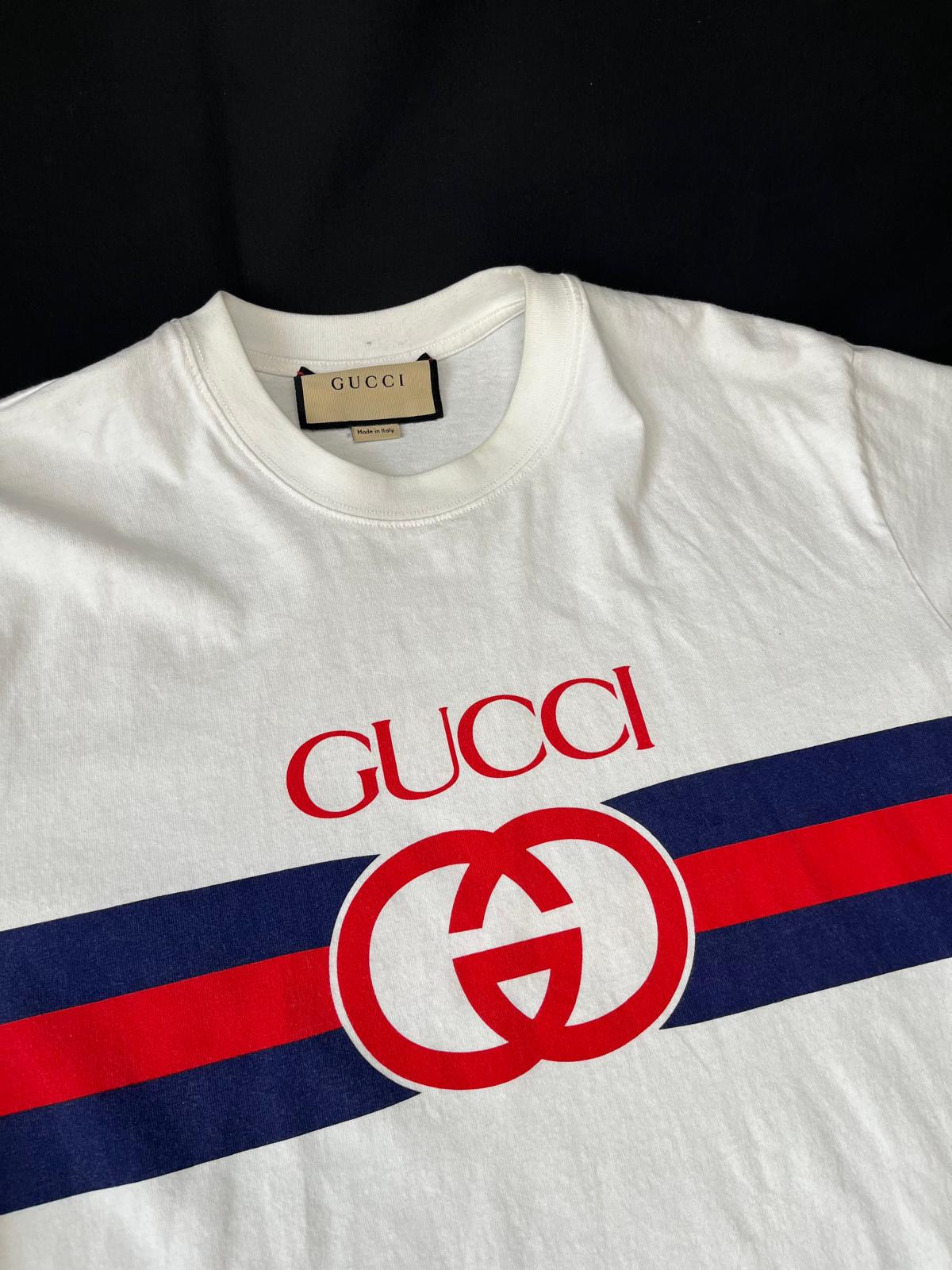 Gucci Striped Logo T-shirt