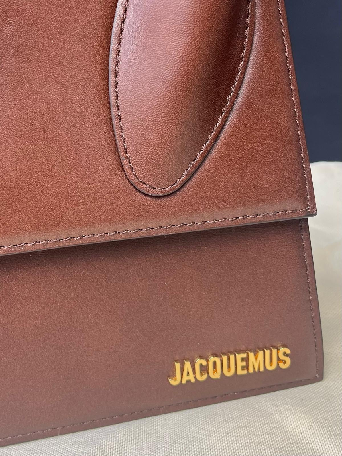 Jacquemus Le Grand Chiquito Handbag – Dark Brown