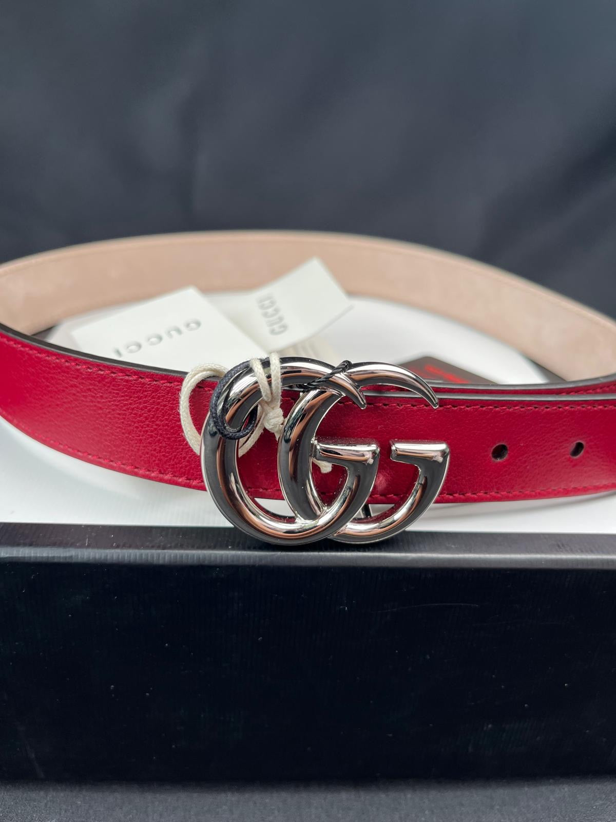 Gucci Kids GG Leather Belt