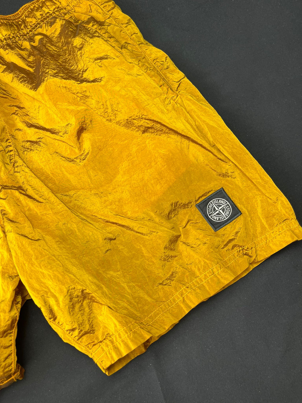 Stone Island Nylon Metal Burnt Orange Swim Shorts