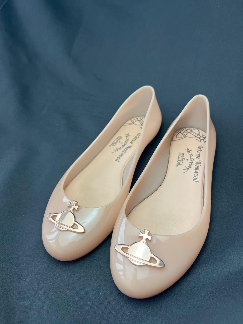 Vivienne Westwood x Melissa Nude Orb Sandals