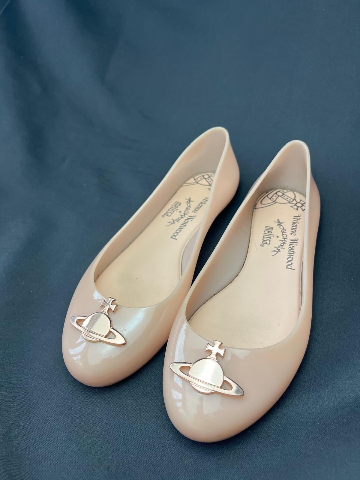 Vivienne Westwood x Melissa Nude Orb Sandals