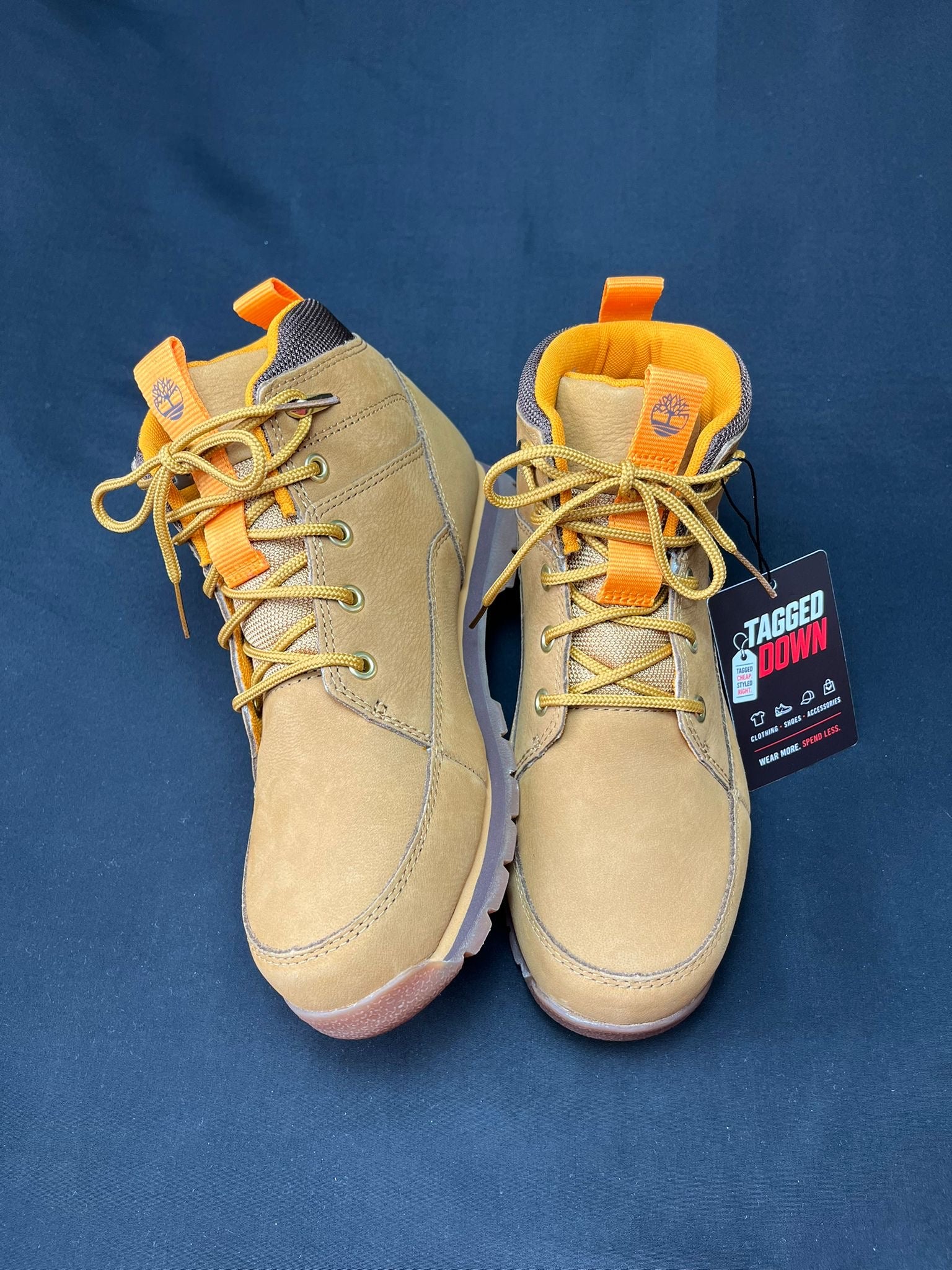 Timberland Junior 6-Inch Wheat Nubuck Boots