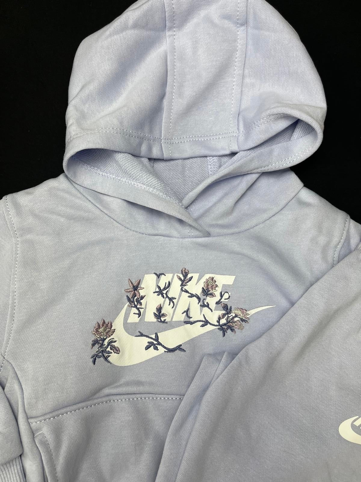 Infant Nike Light Lilac Ice Blue Floral Tracksuit