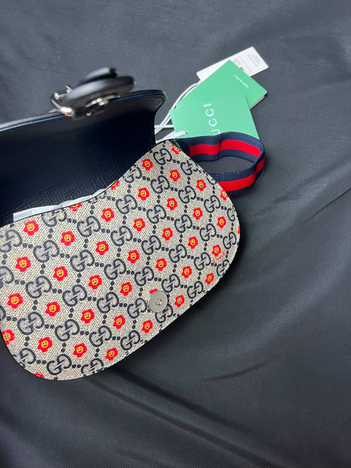Kids Gucci GG Floral Belt Bag