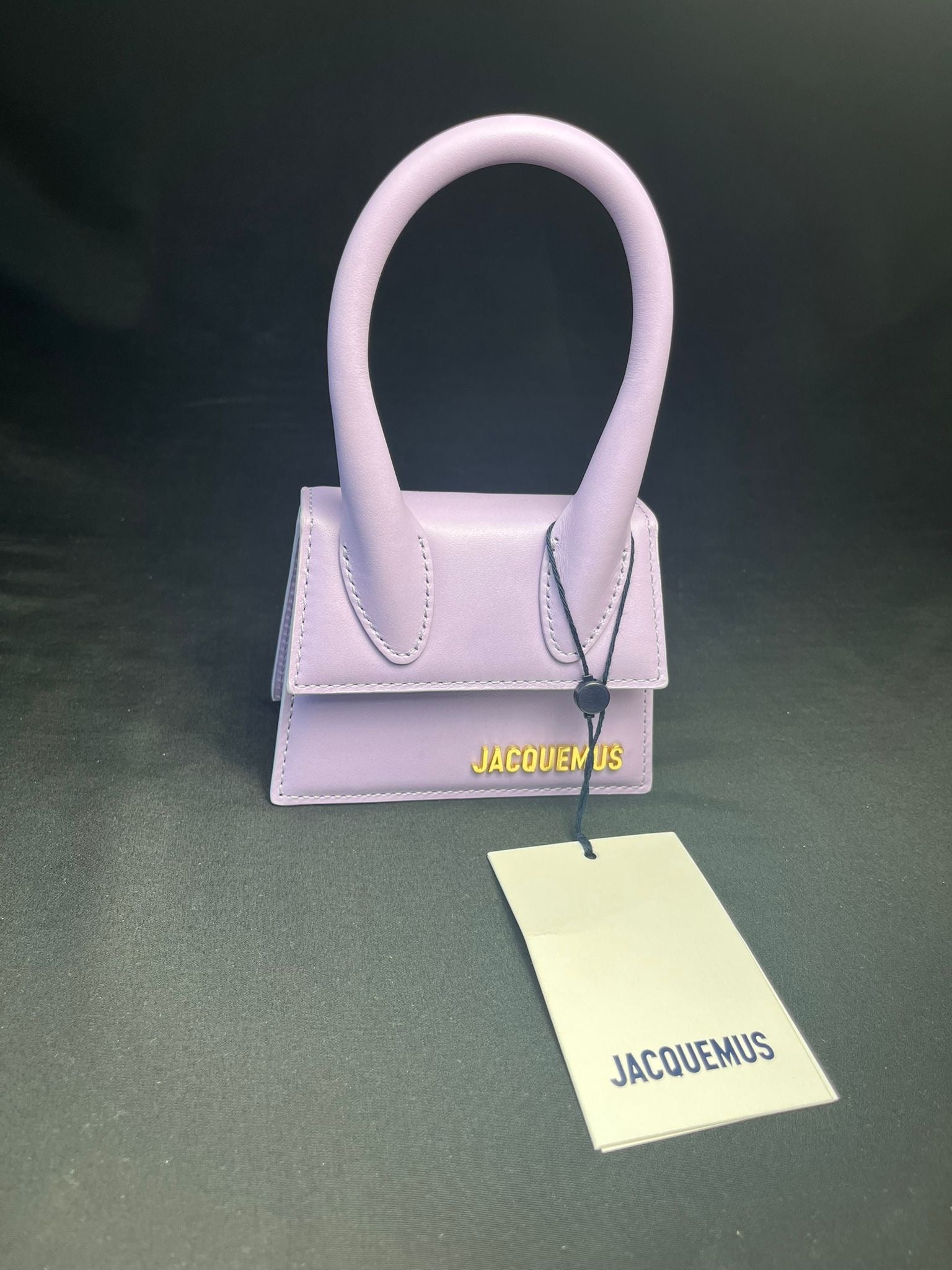 Jacquemus Le Chiquito Mini Lilac Leather Handbag