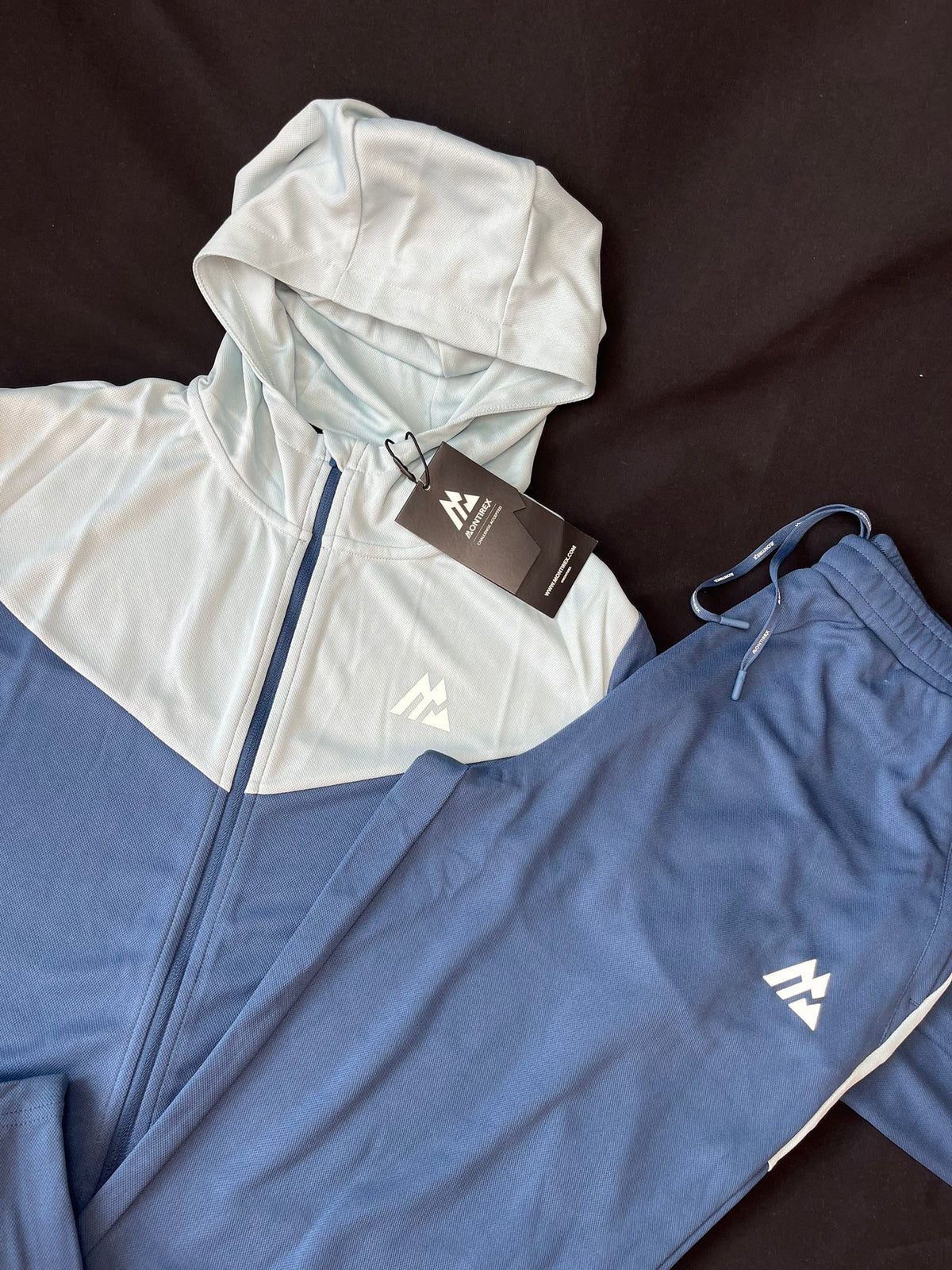 Montirex Men’s Blue & Light Blue Full Tracksuit