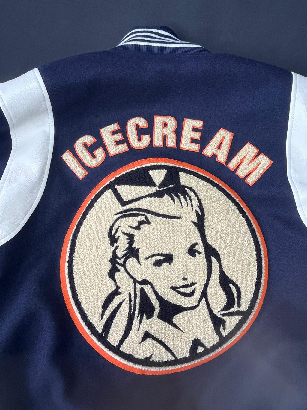 Billionaire Boys Club Ice Cream Varsity Jacket – Navy