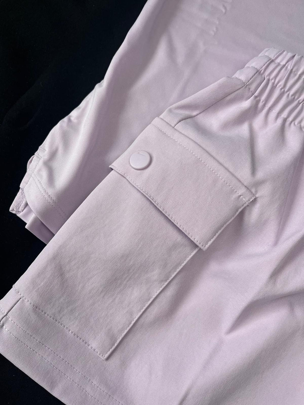 Girls Nike Cargo Shorts Set Lilac