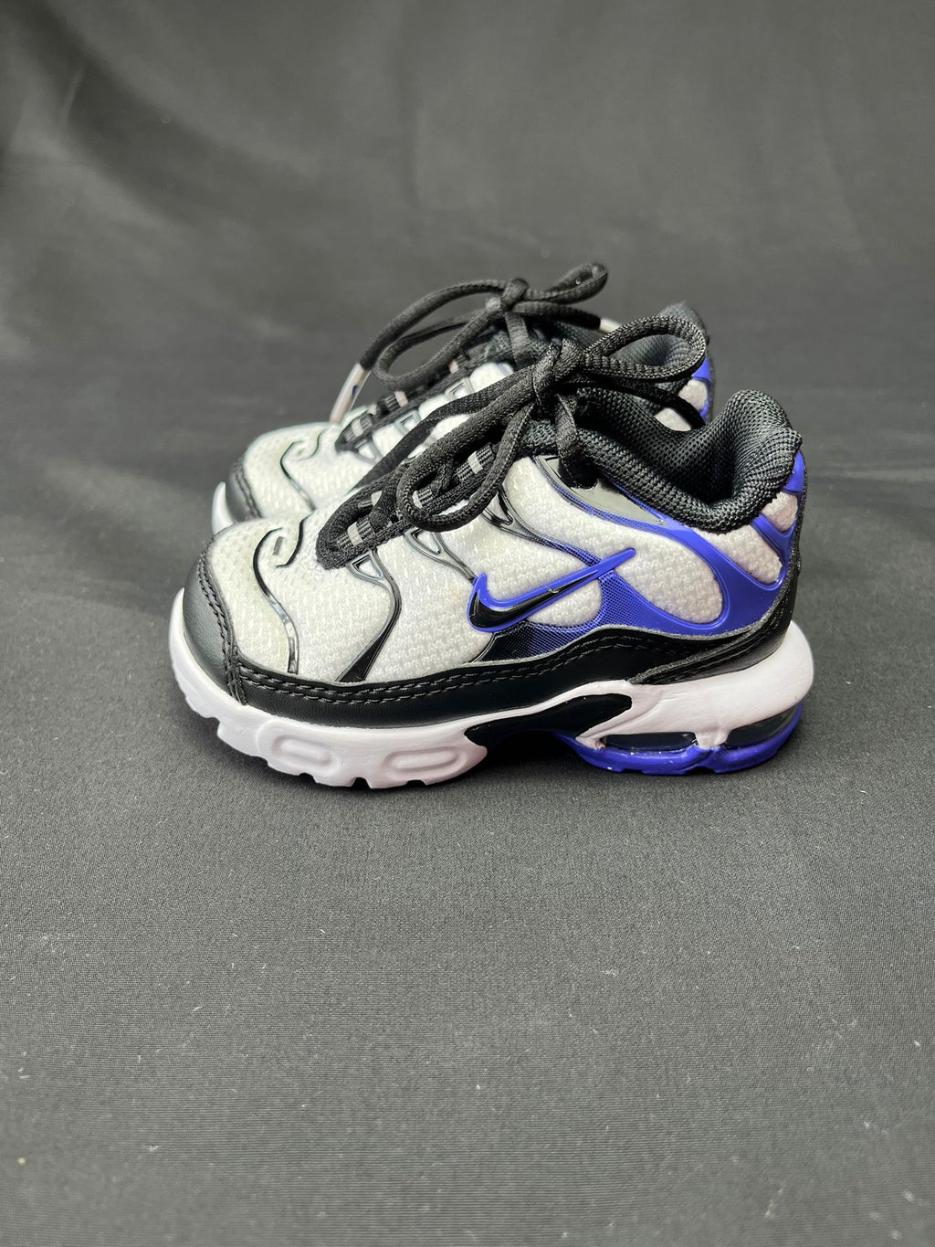 Infant Nike TN White Black Royal Blue Trainers