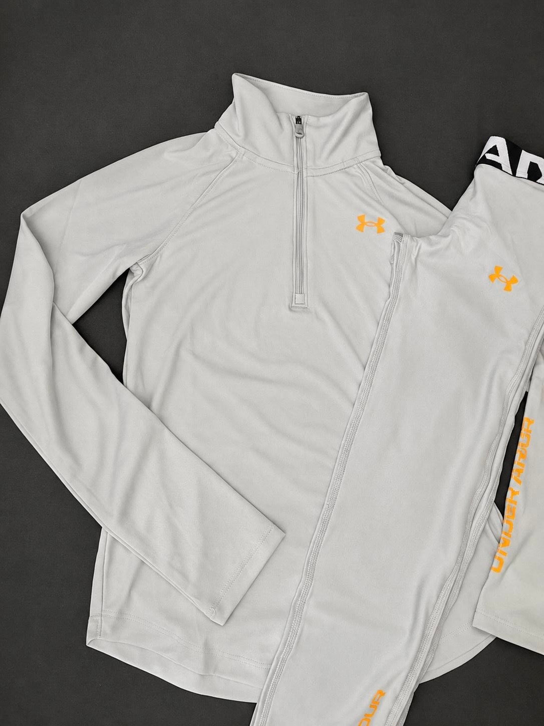 Girls Under Armour Set Grey