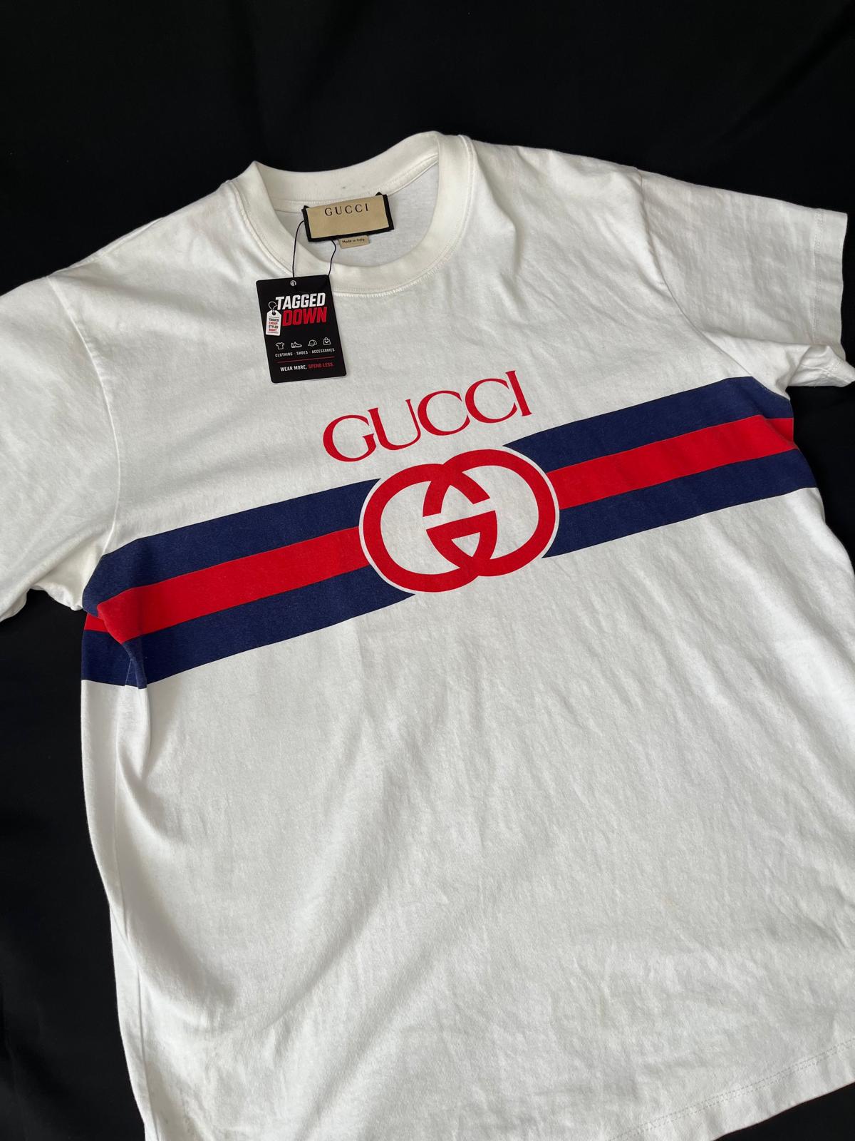 Gucci Striped Logo T-shirt