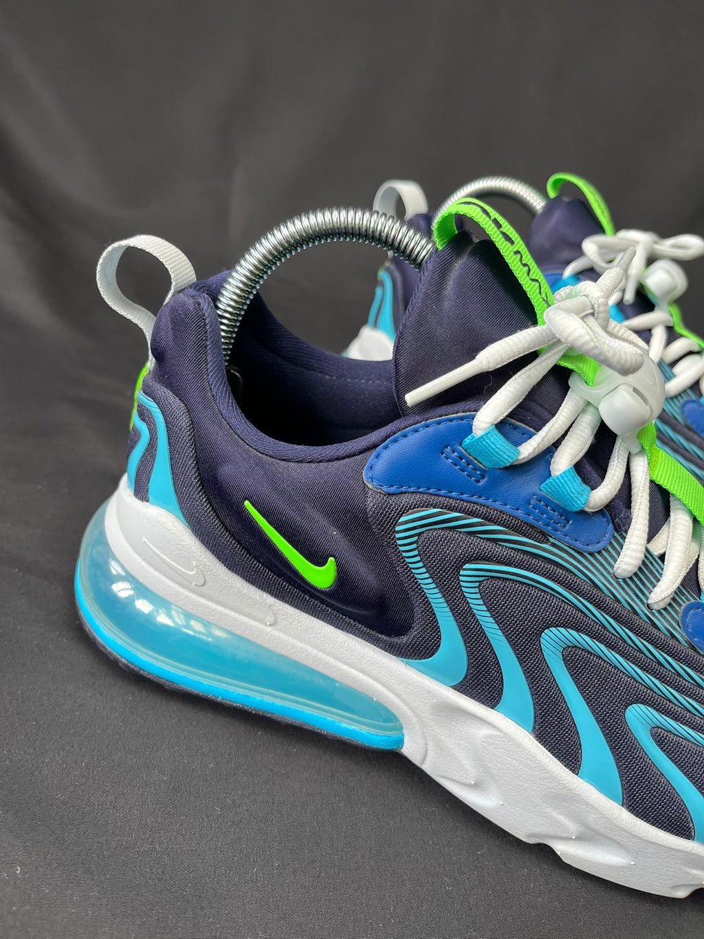 Nike Air Max 270 React ENG Blue Volt Trainers