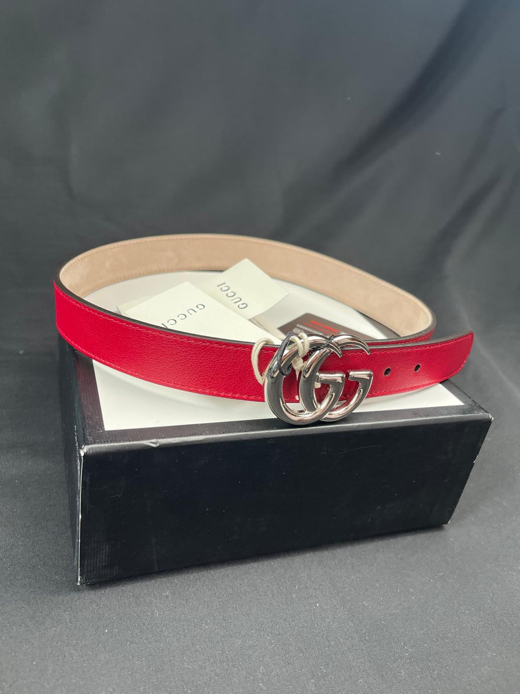 Gucci Kids GG Leather Belt