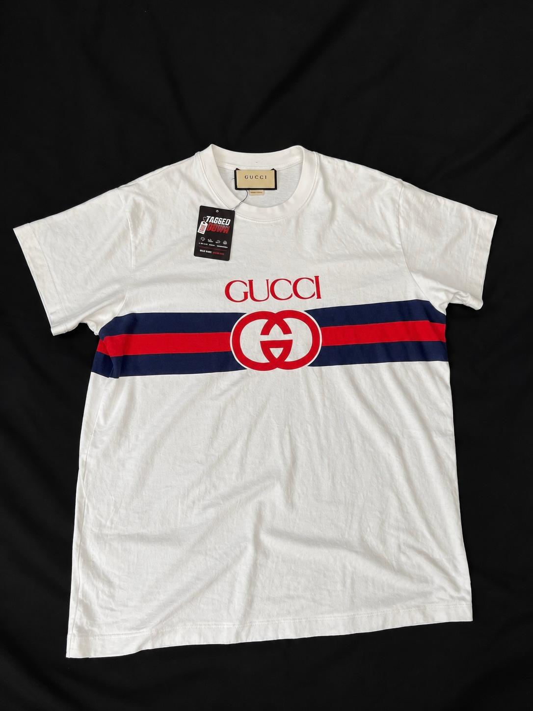 Gucci Striped Logo T-shirt