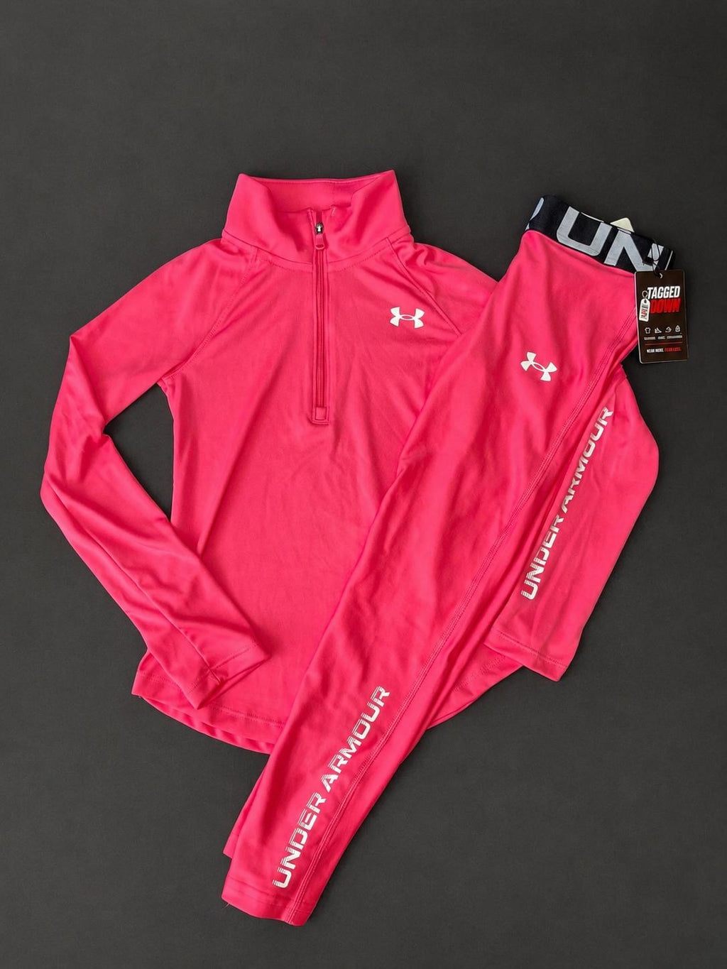 Girls Under Armour Set Pink
