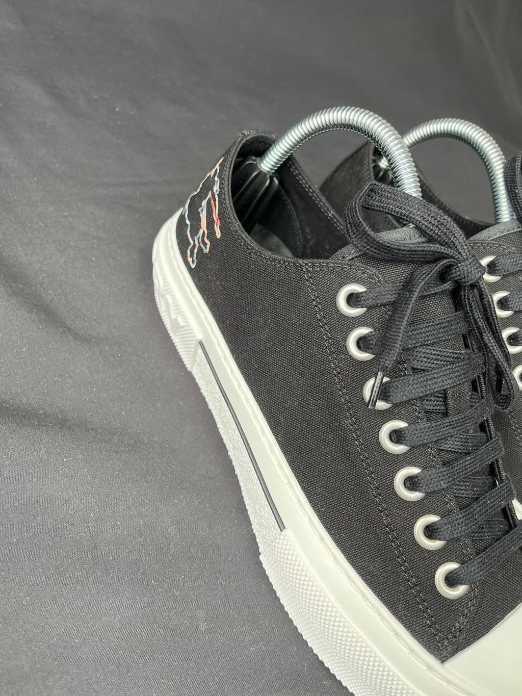 Burberry Jack Low Canvas Trainers – Black