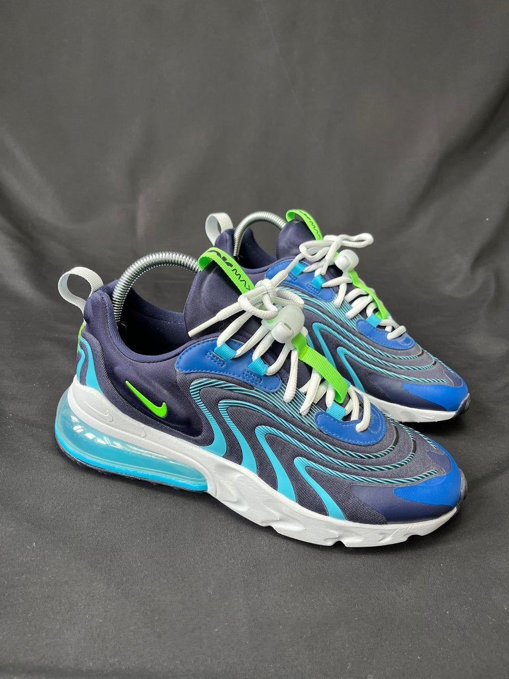 Nike Air Max 270 React ENG Blue Volt Trainers