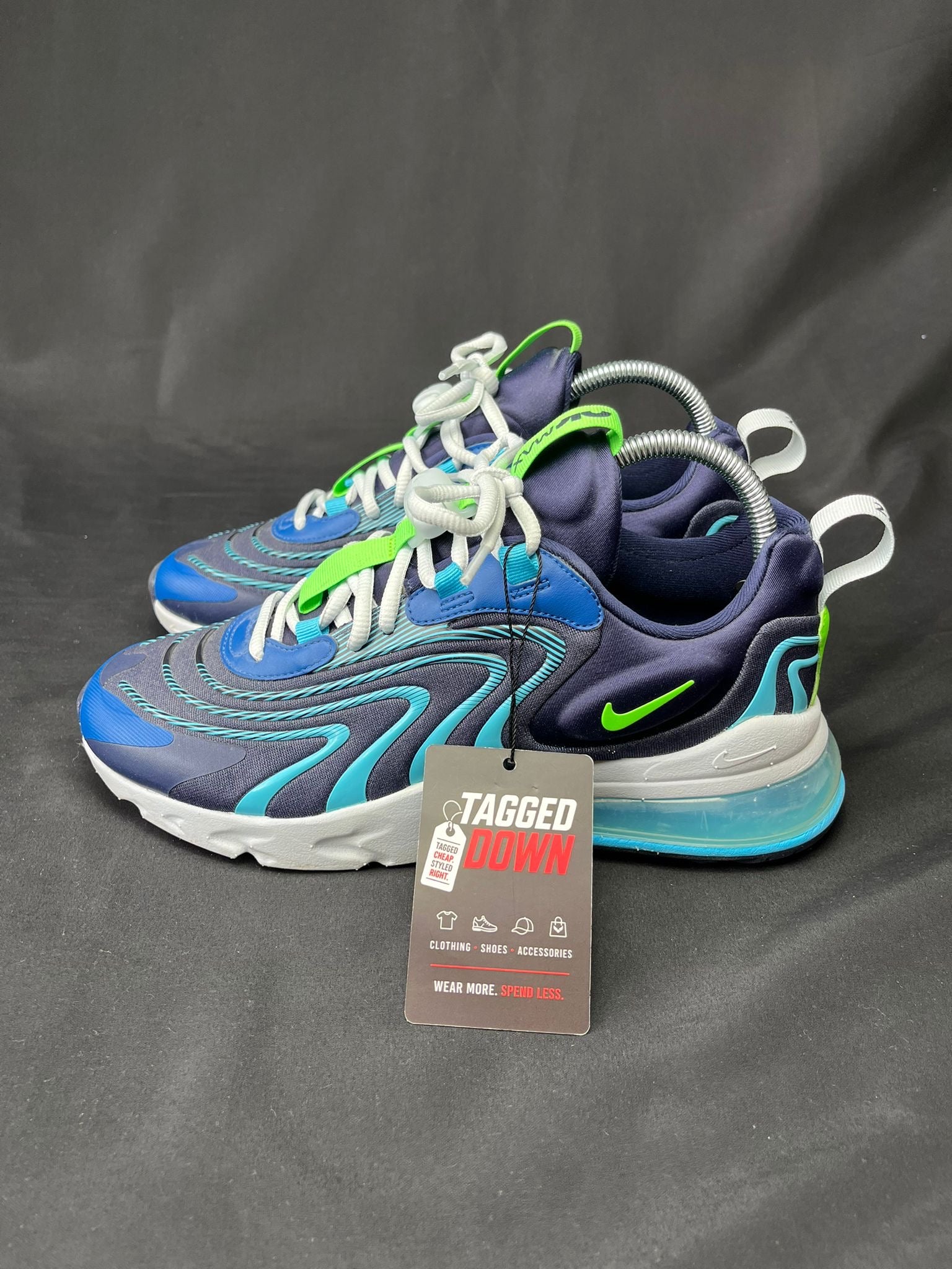 Nike Air Max 270 React ENG Blue Volt Trainers