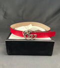 Gucci Kids GG Leather Belt