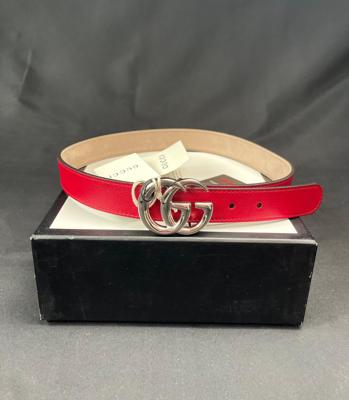 Gucci Kids GG Leather Belt