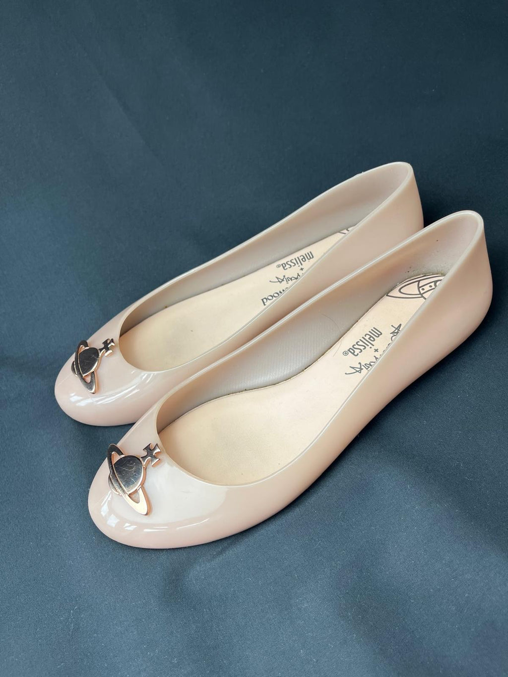 Vivienne Westwood x Melissa Nude Orb Sandals