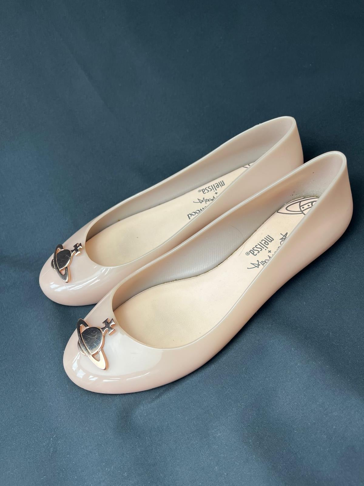 Vivienne Westwood x Melissa Nude Orb Sandals