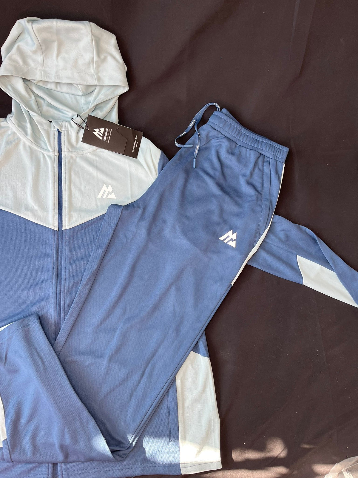 Montirex Men’s Blue & Light Blue Full Tracksuit