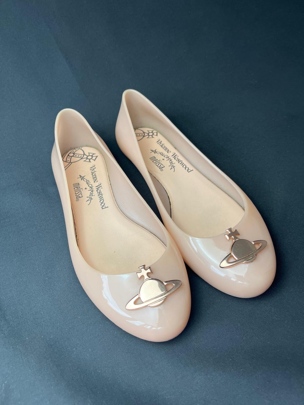 Vivienne Westwood x Melissa Nude Orb Sandals