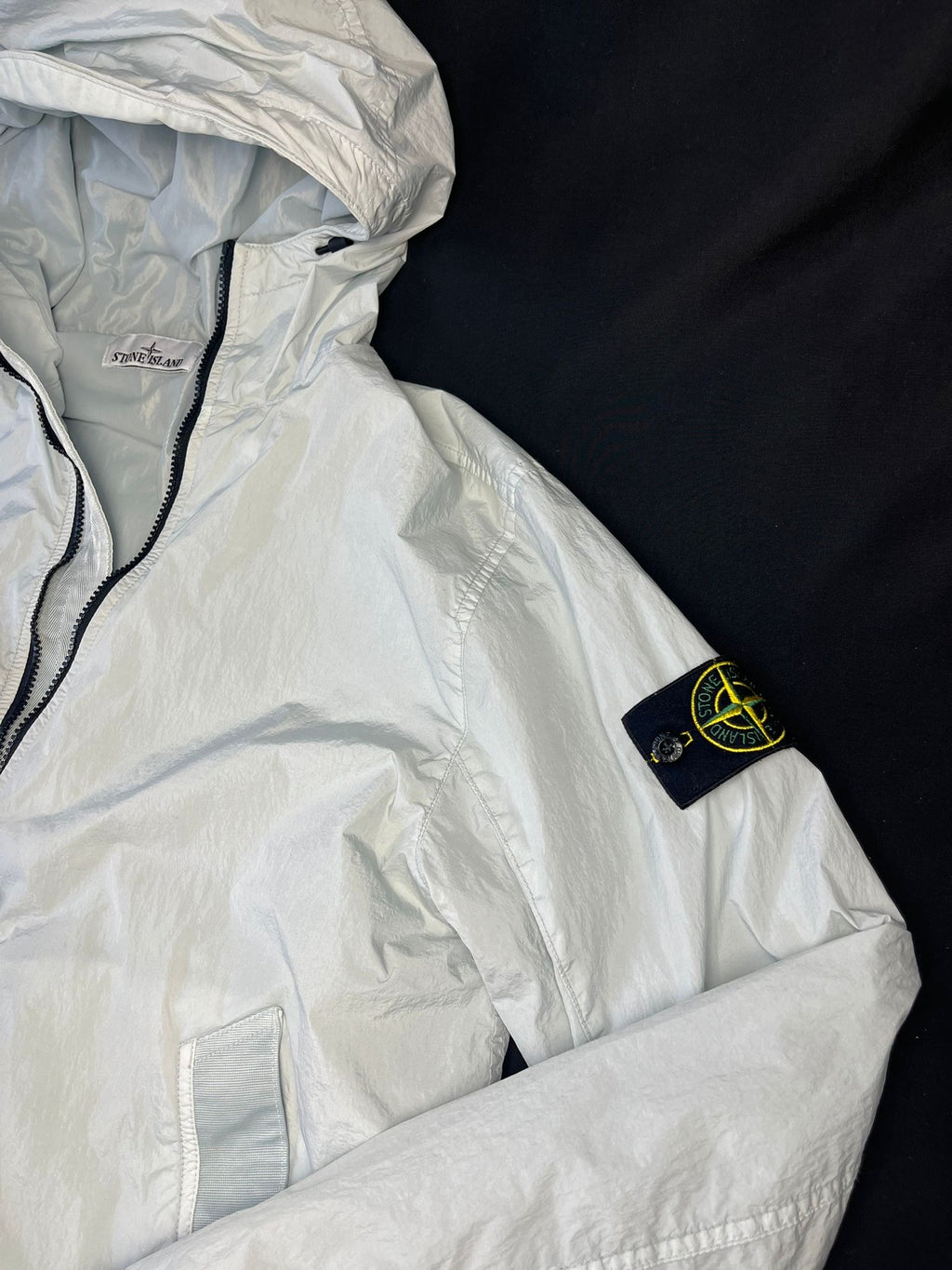 Stone Island Ice Blue Hooded Jacket