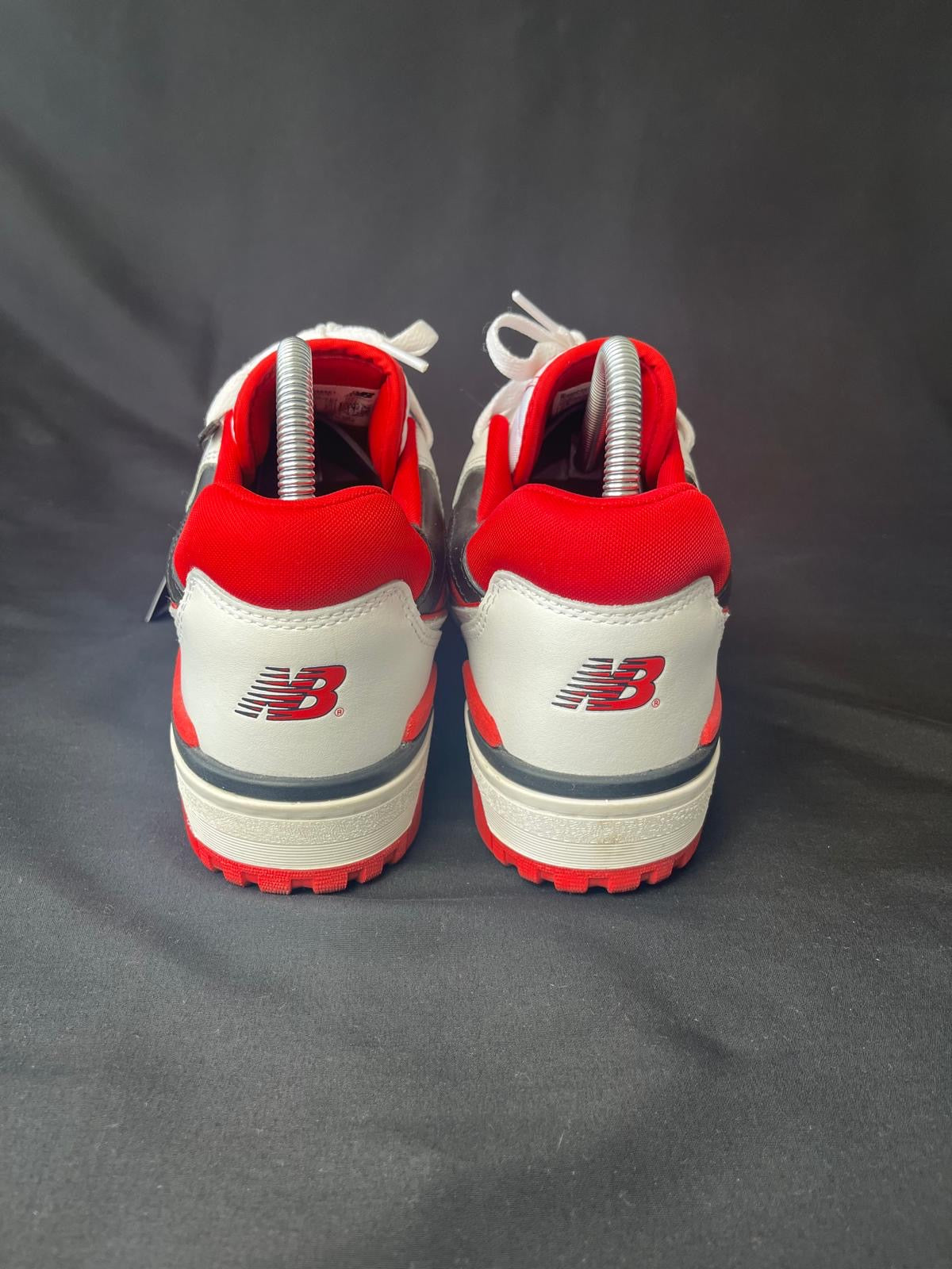 New Balance 550 White Red Trainers