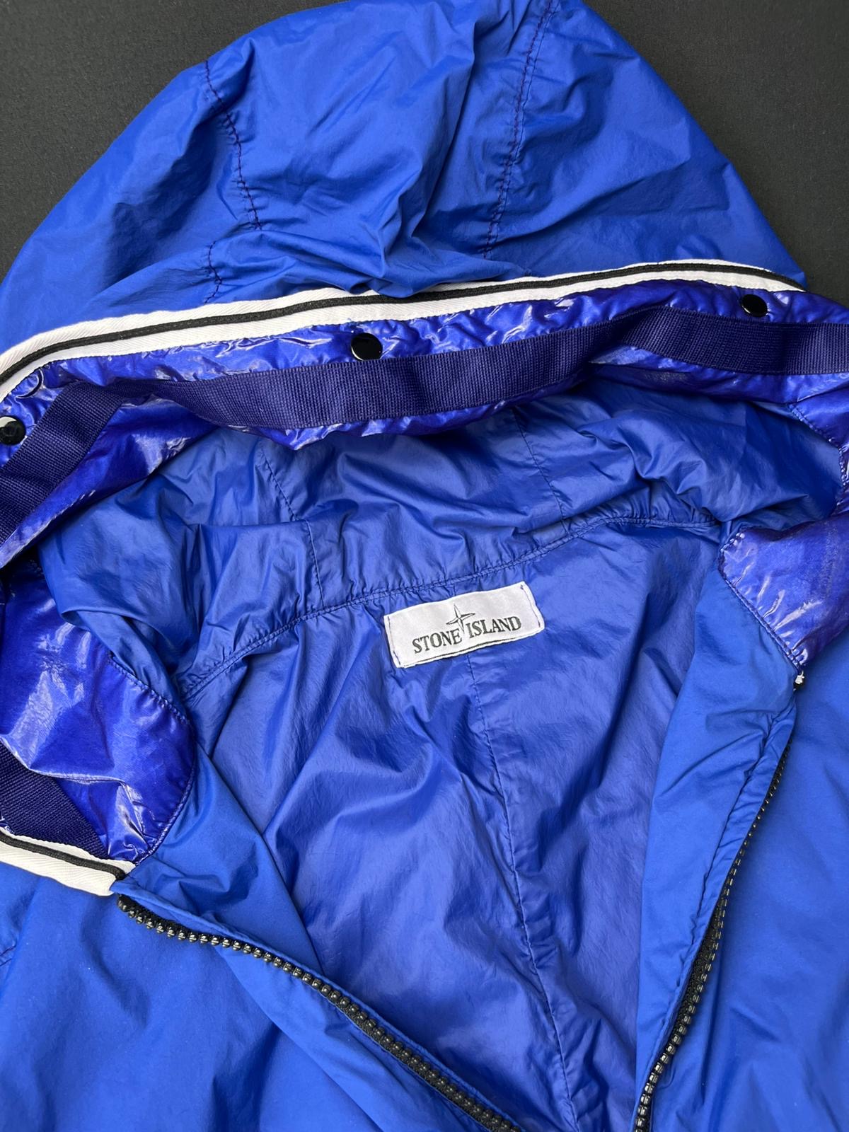 Stone Island Royal Blue Hooded Jacket