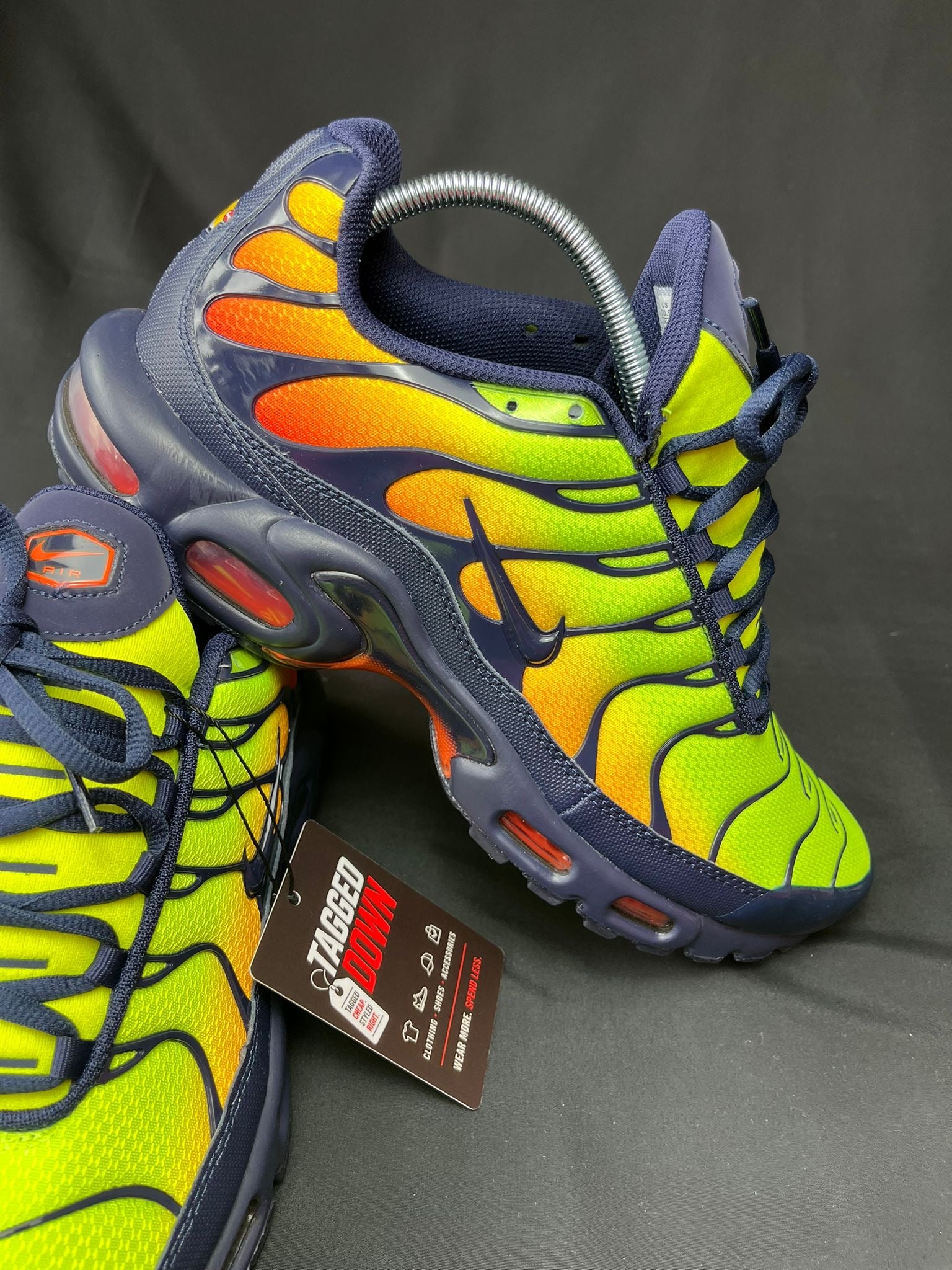 Nike Air Max Plus TN Volt Total Orange Obsidian Trainers