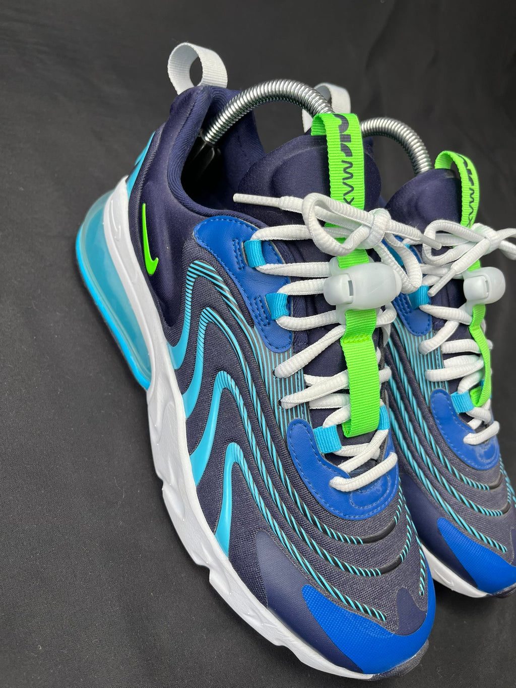 Nike Air Max 270 React ENG Blue Volt Trainers