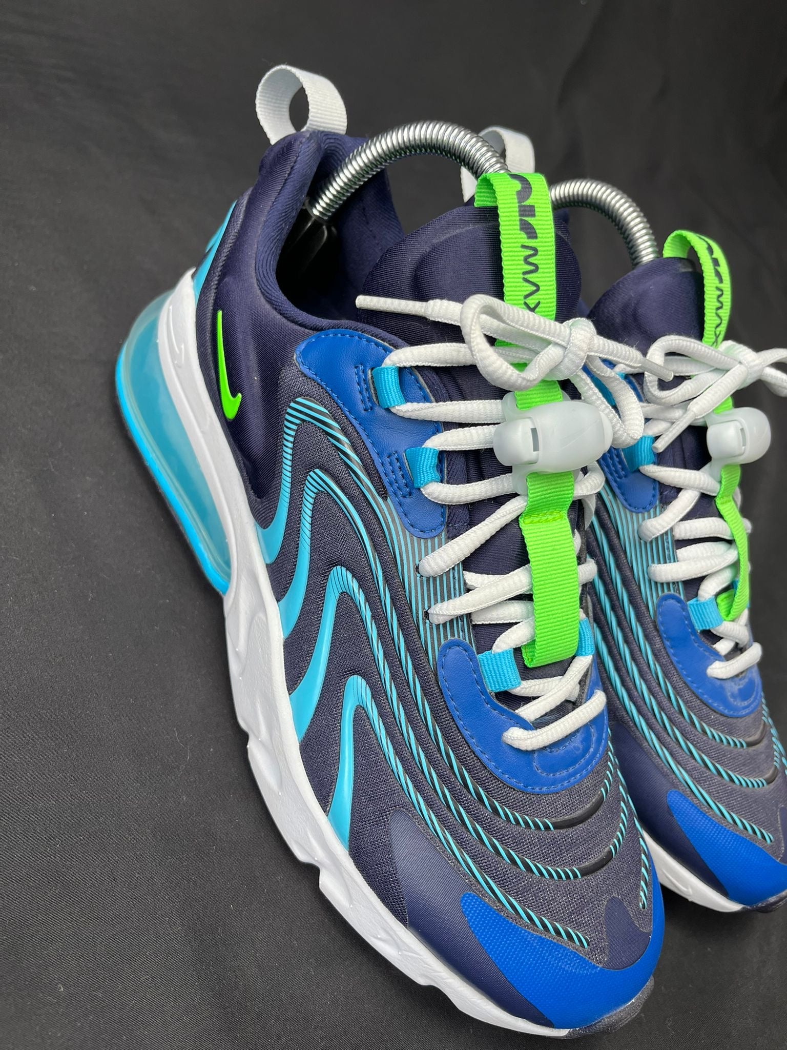 Nike Air Max 270 React ENG Blue Volt Trainers