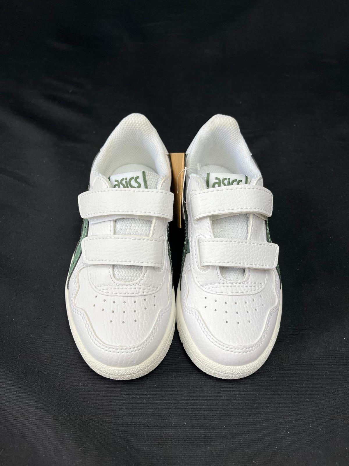 ASICS Japan White Green Kids Trainers