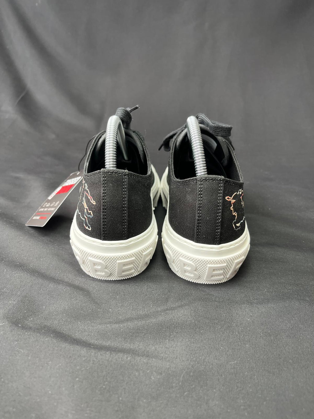 Burberry Jack Low Canvas Trainers – Black