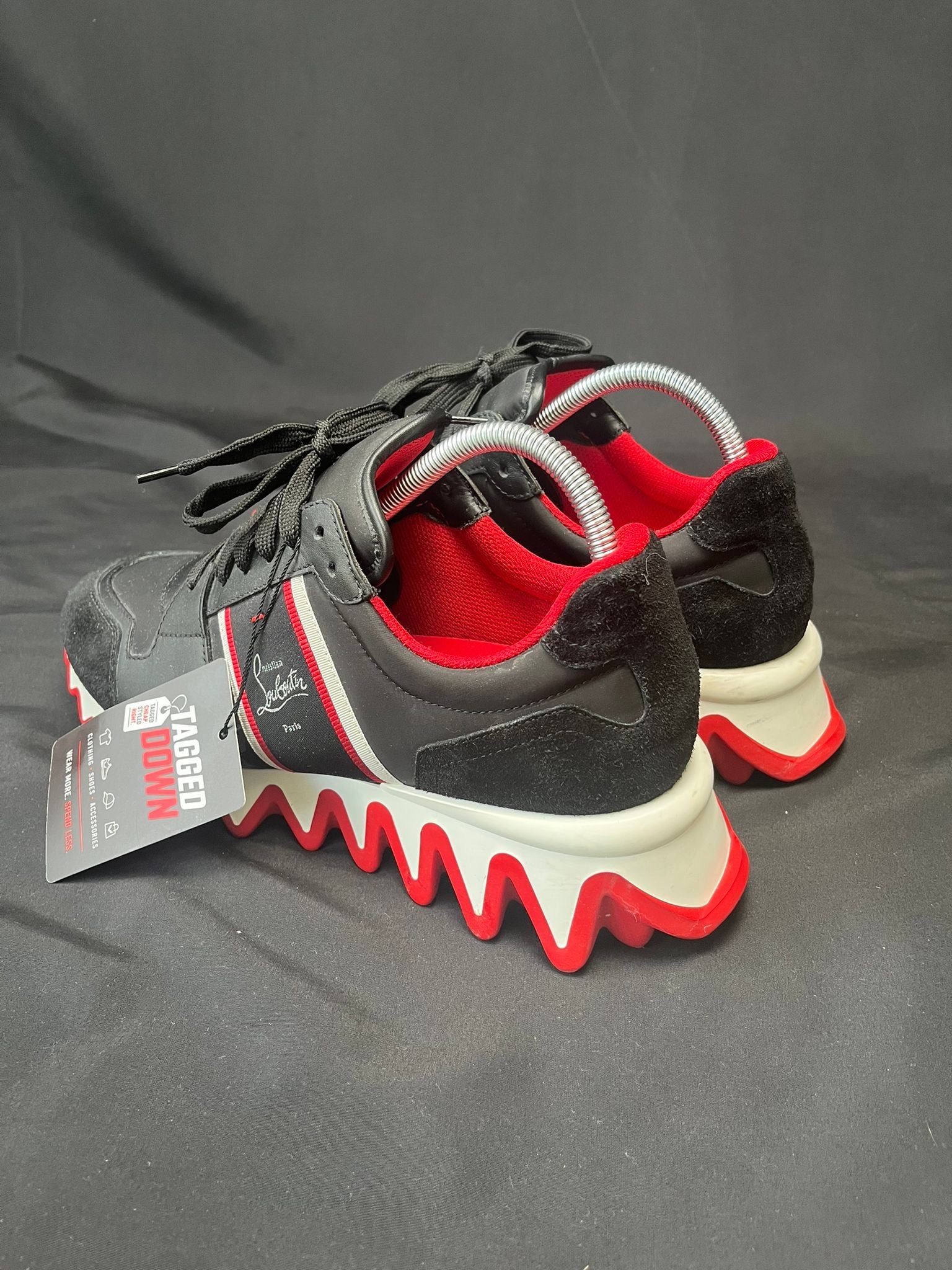 Christian Louboutin Loubishark Black Red