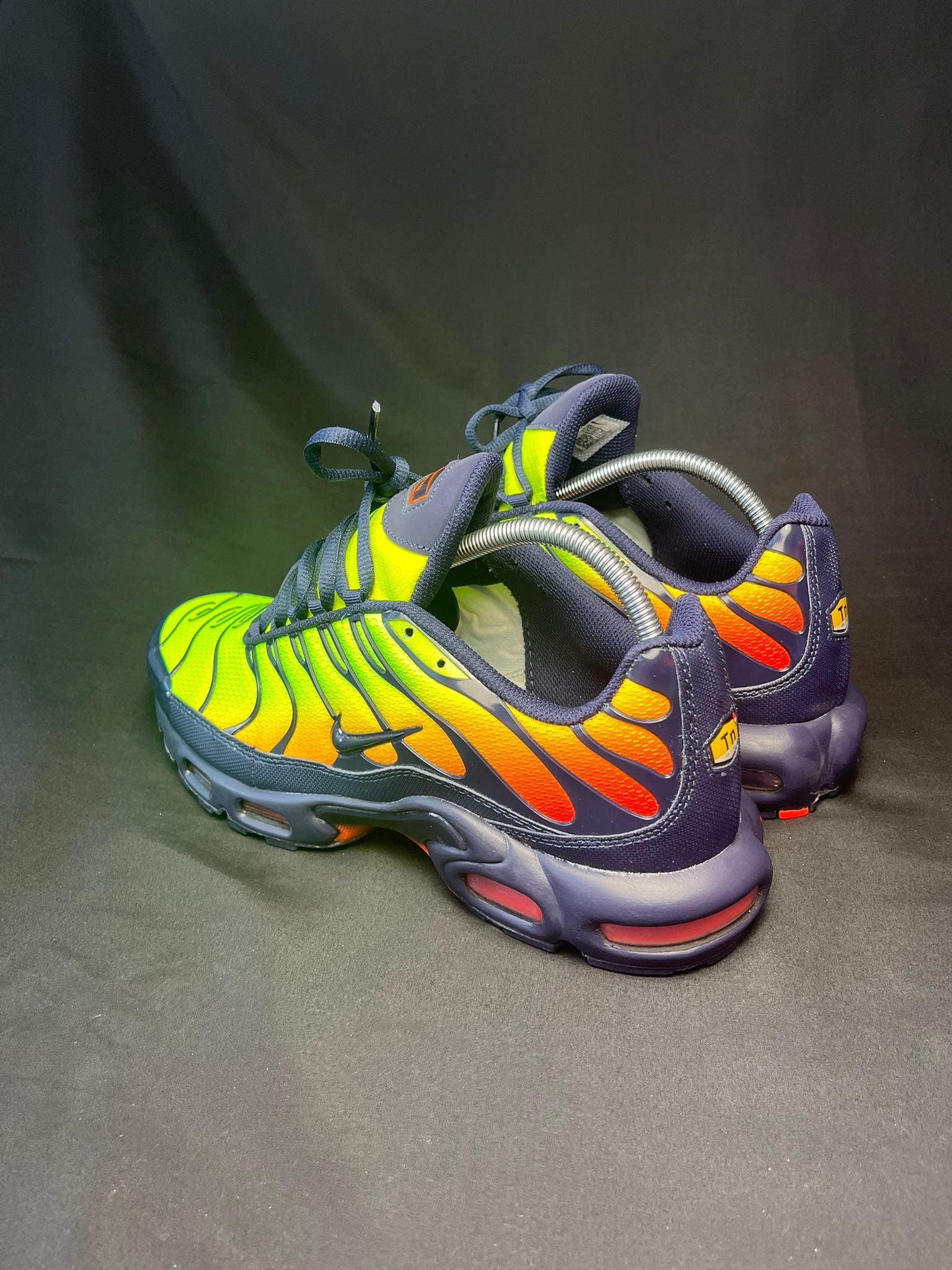 Nike Air Max Plus TN Volt Total Orange Obsidian Trainers
