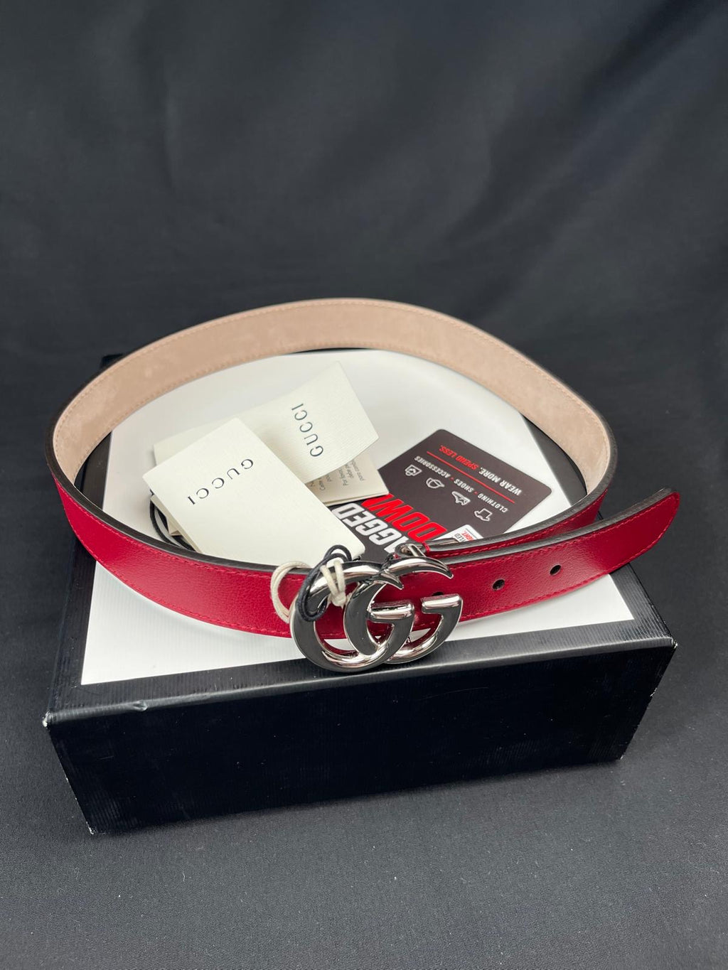 Gucci Kids GG Leather Belt