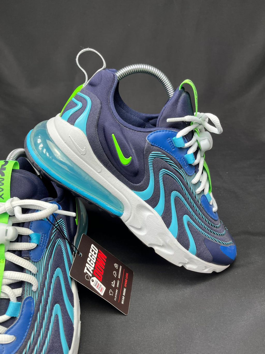 Nike Air Max 270 React ENG Blue Volt Trainers