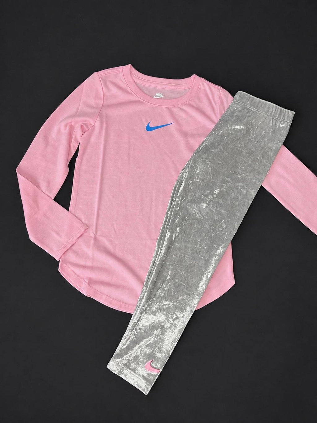 Girls Nike Blue 3 Piece Gilet Set