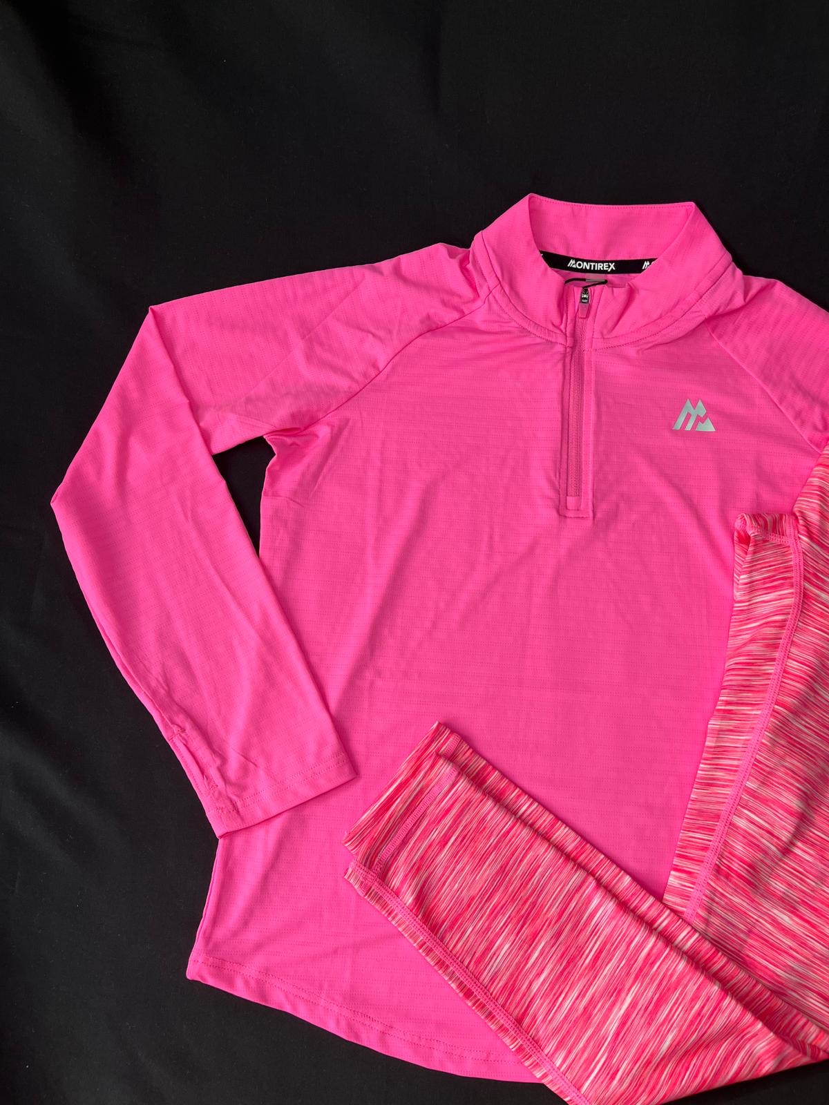 Montirex Girls Pink Performance Set