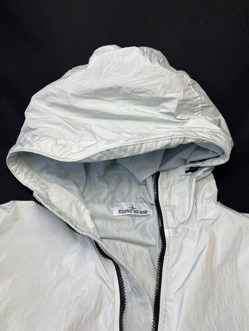 Stone Island Ice Blue Hooded Jacket