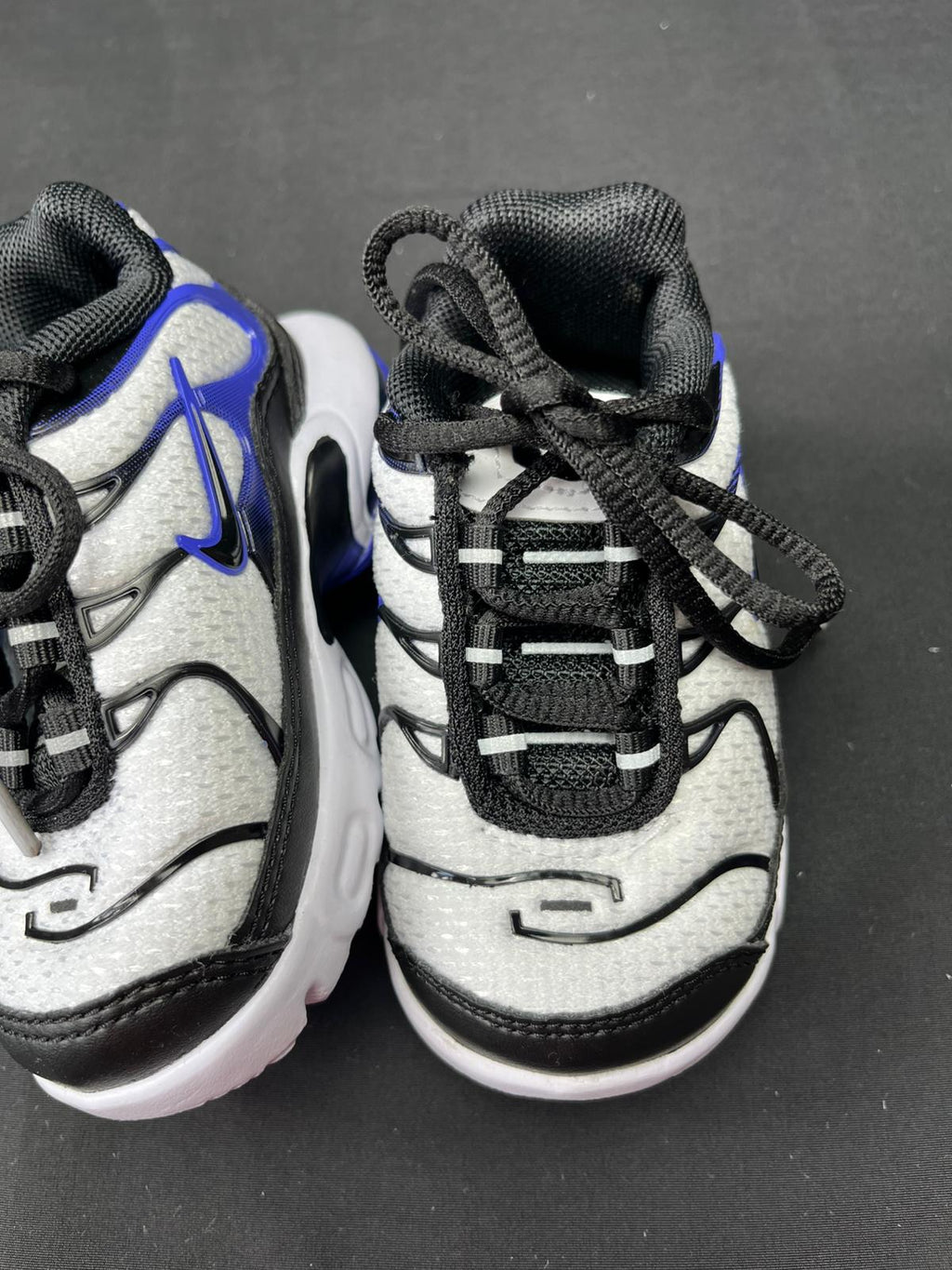 Infant Nike TN White Black Royal Blue Trainers